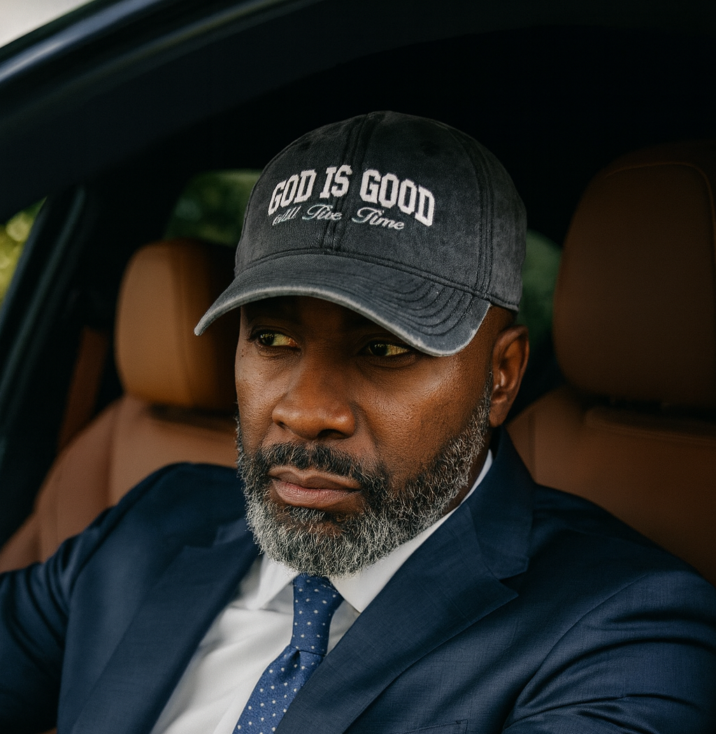 God Is Good All The Time Embroidery Baseball Caps, Religious God Washed Cap, Christian Hat LAFH05